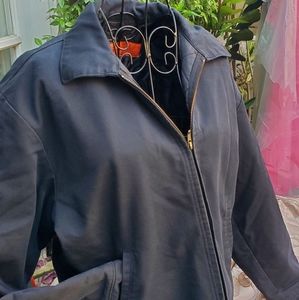 Red kap bonber like jacket black size small